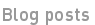 Blog posts